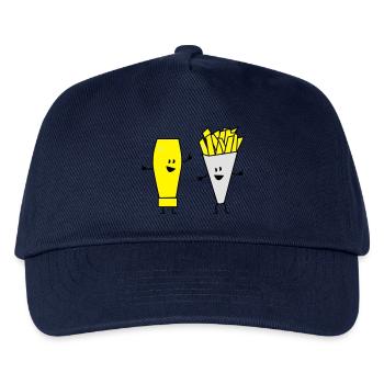 mayonnaise french fries - Casquette de baseball Enfant - marine - Devant