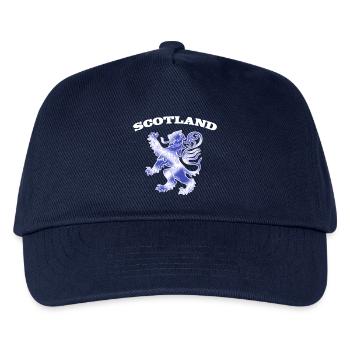 Scotland with Lion Rampant and Saltire Flag - Kids’ Baseball Cap - navy - Front