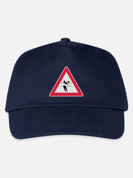 Achtung, Volleyball wird gespielt! - Kinder Basecap - Navy