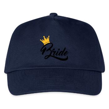 bride - Kids’ Baseball Cap - navy - Front
