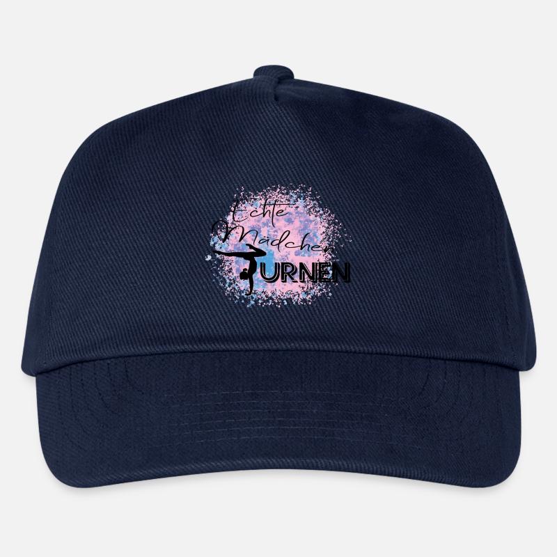 Echte Mädchen Turnen - Kinder Basecap - Navy
