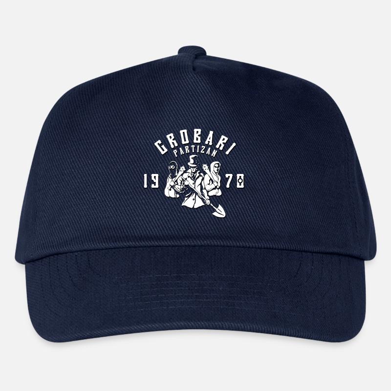 Grobari Partizan Beograd Srbija Sampion - Kinder Basecap - Navy