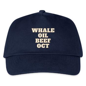 WHALE OIL BEEF OCT - Kids’ Baseball Cap - navy - Front