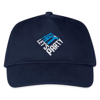 at the fat lets party - Kids’ Baseball Cap - navy - Front