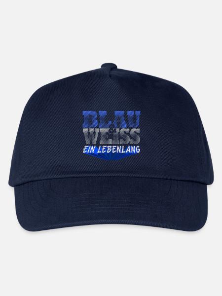 Blau Weiss ein Leben Lang - Kinder Basecap - Navy