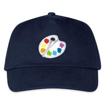 Artist (white) - Kids’ Baseball Cap - navy - Front