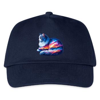 Cat - Kids’ Baseball Cap - navy - Front