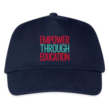 Empower Through Education - Kids’ Baseball Cap - navy - Front