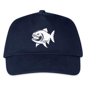 piranha - Kinder Basecap - Navy - Vorne