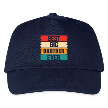 Der beste Big Brother aller Zeiten! Der beste Big Brother aller Zeiten - Kinder Basecap - Navy - Vorne