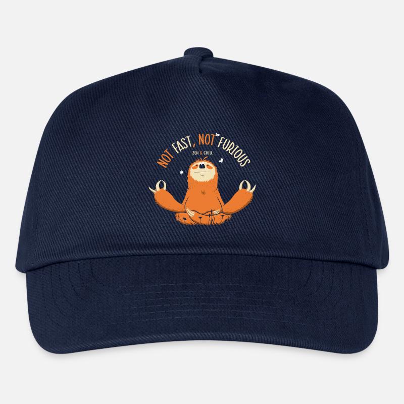 Faultier, nicht schnell, nicht wütend - Kinder Basecap - Navy