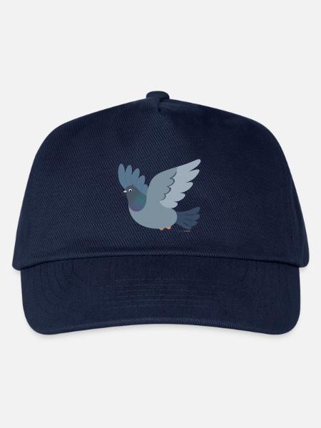 Fliegende Stadttaube Tauben - Kinder Basecap - Navy