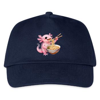Ramen Axolotl - Kids’ Baseball Cap - navy - Front