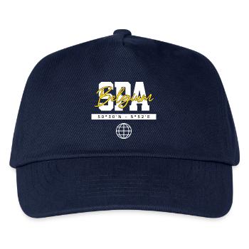 Spa Belgien Koordinaten Reise Souvenir Streetwear - Kinder Basecap - Navy - Vorne