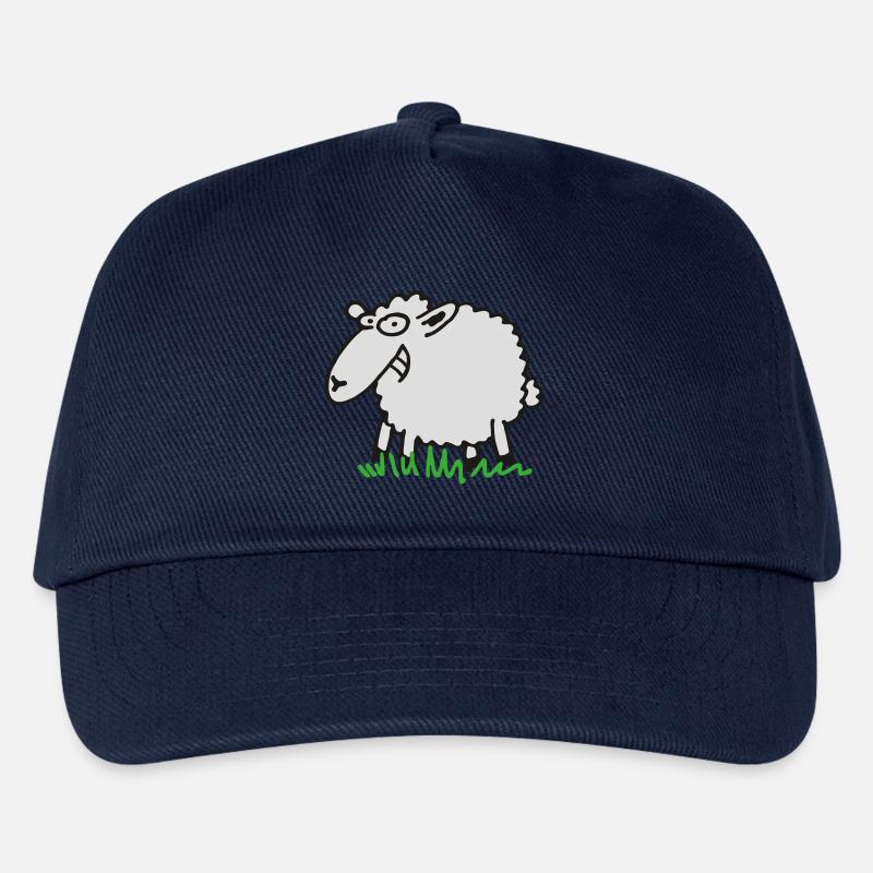 Grinsendes Schaf - Kinder Basecap - Navy