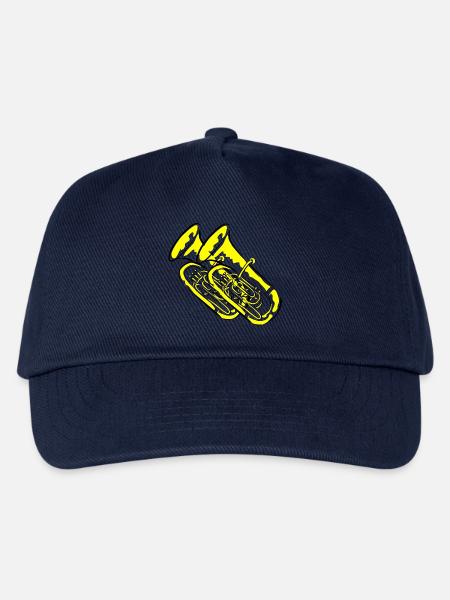 Tuba Blasmusiker - Kinder Basecap - Navy