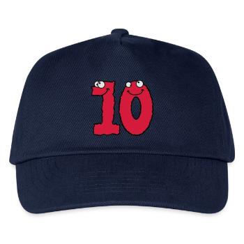 Drôle 10 dix monstres comiques - Casquette de baseball Enfant - marine - Devant