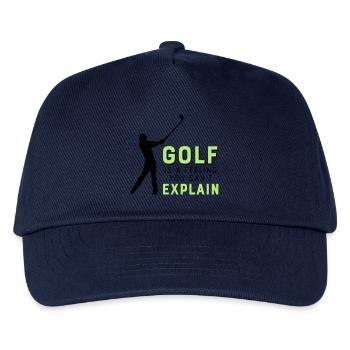 golf - Kids’ Baseball Cap - navy - Front