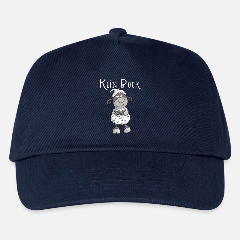 Kein Bock Schaf I Nein Statement Fun Sprüche - Kinder Basecap - Navy