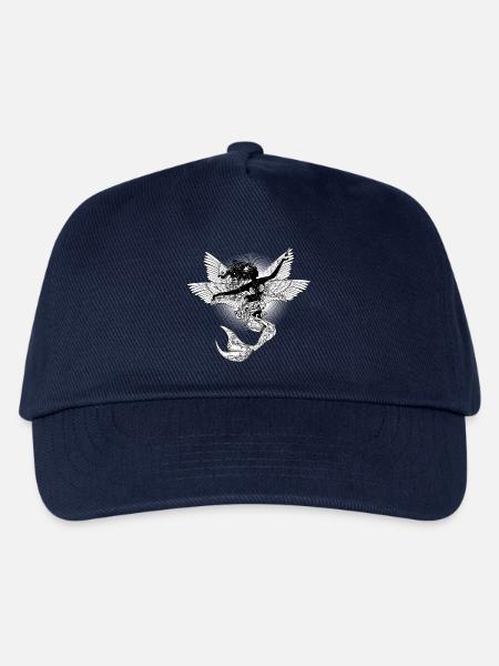 Mystisches Fabelwesen die fliegende Meerjungfrau - Kinder Basecap - Navy