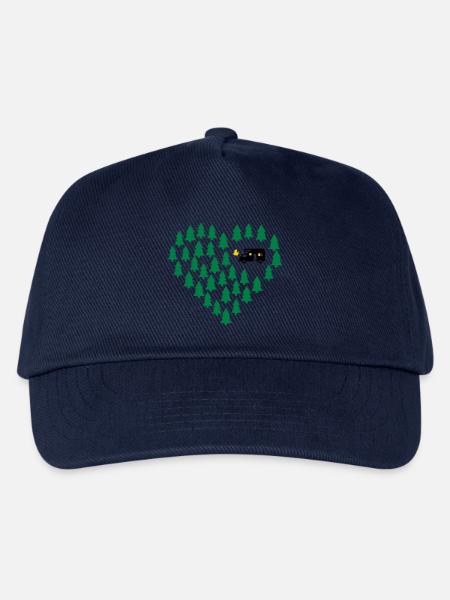 Wohnmobil Camping - Kinder Basecap - Navy