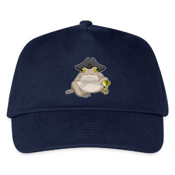 Frog Pirate Pirate Hat - Kids’ Baseball Cap - navy - Front