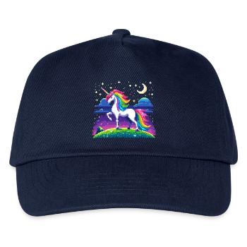 Zauberwelt des Einhorns - Kinder Basecap - Navy - Vorne