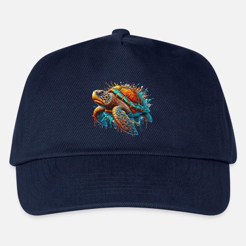 Schildkröte - Kinder Basecap - Navy