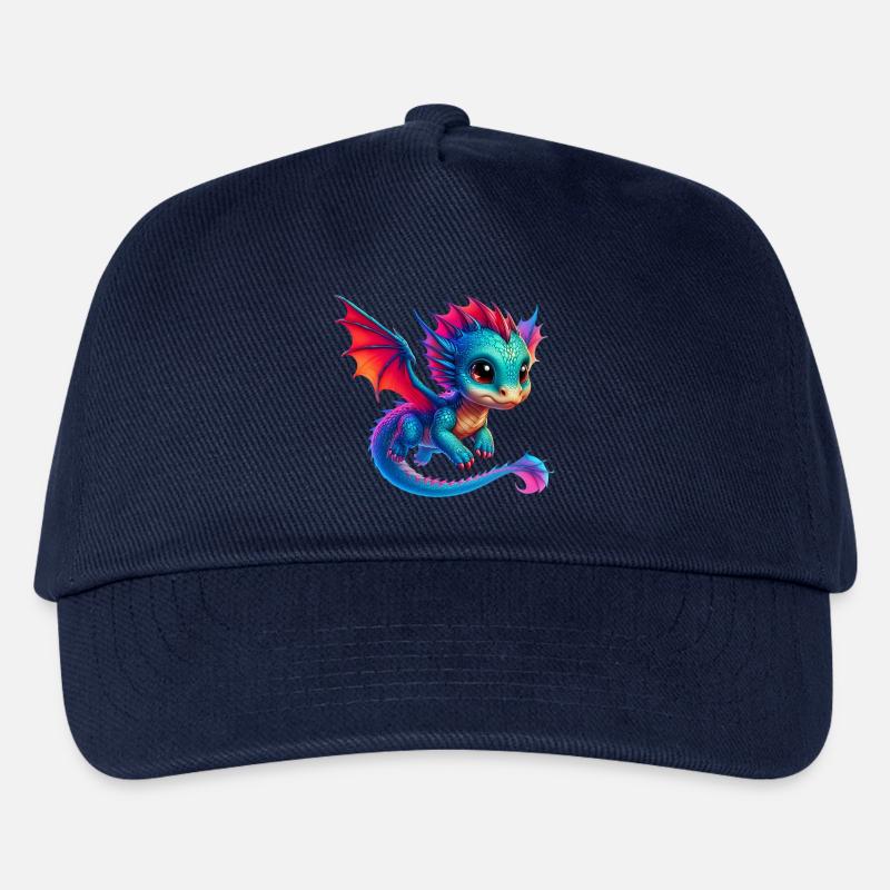 Drache - Kinder Basecap - Navy