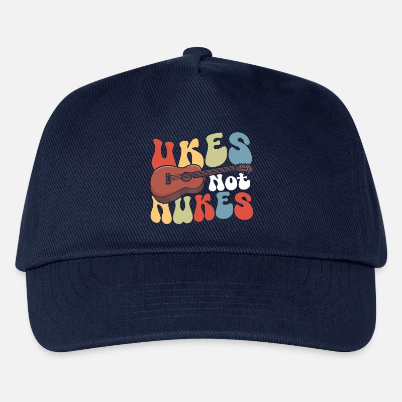 Ukulele Lover Music Ukulele Kostüm Ukulele Merch - Kinder Basecap - Navy