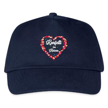 Confetti in the Heart – Carnival Carnival Costume - Kids’ Baseball Cap - navy - Front