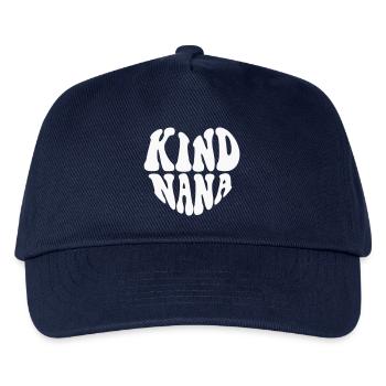 Kind Nana Heart Logo - Customizable color - Kids’ Baseball Cap - navy - Front