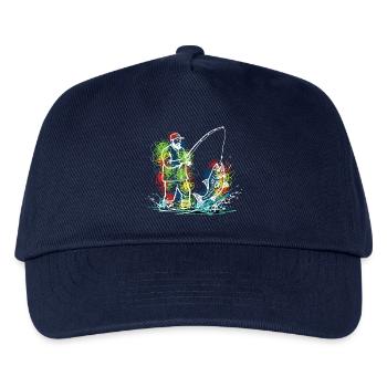 Fisherman Legend Fisherman Fish - Kids’ Baseball Cap - navy - Front