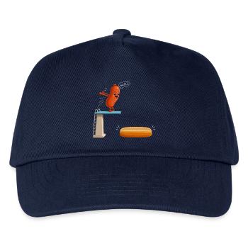 Hot-dogs, saucisses, barbecue, grill, barbecue - Casquette de baseball Enfant - marine - Devant