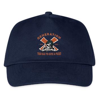 Generation X - Vintage Design - Kinder Basecap - Navy - Vorne