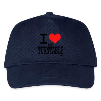 turntable - Kids’ Baseball Cap - navy - Front