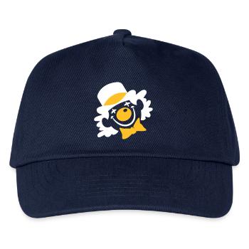 Ein Clown Gesicht - Kinder Basecap - Navy - Vorne