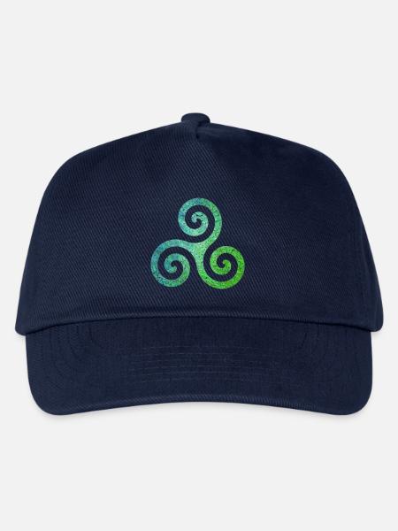 keltisches symbol 1 ebru 5 - Kinder Basecap - Navy