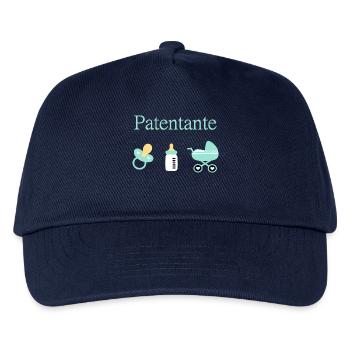 Patentante Taufe Geburt Junge - Kinder Basecap - Navy - Vorne