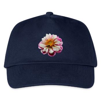 Fleur Rose Rose Fleur Fleurs Rose Rose Fleurs - Casquette de baseball Enfant - marine - Devant