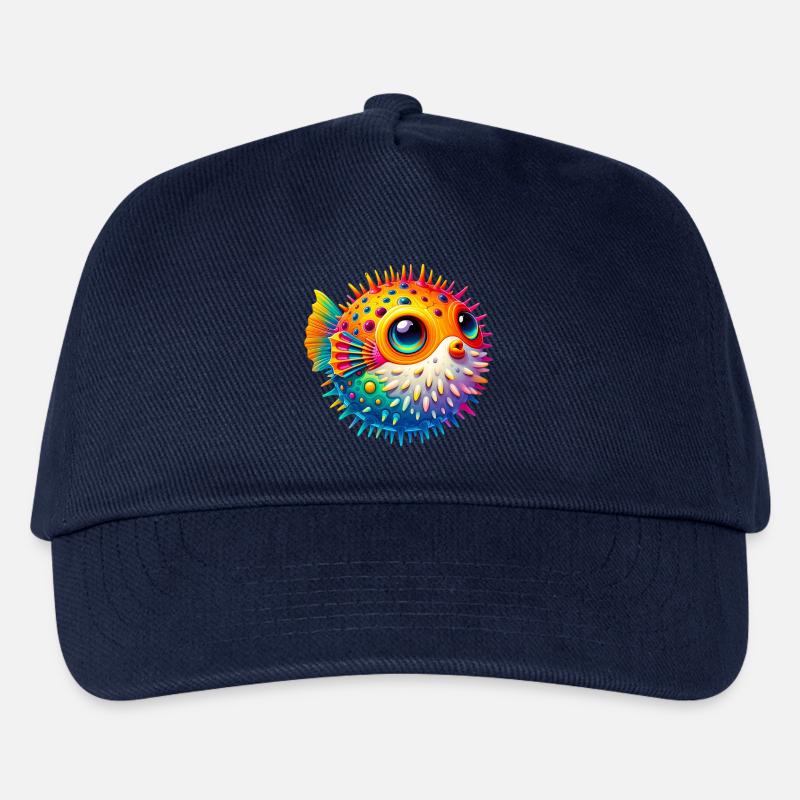 Kugelfisch - Kinder Basecap - Navy