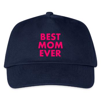 Best mom ever - Kinder Basecap - Navy - Vorne