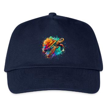 Turtle - Kids’ Baseball Cap - navy - Front