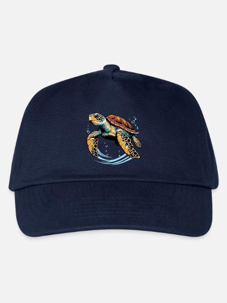 Meeresschildkröte - Kinder Basecap - Navy