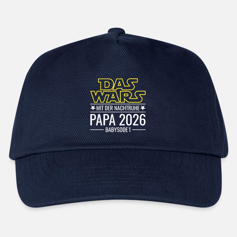 Papa 2026 - Das wars mit der Nachtruhe Babysode 1 - Kinder Basecap - Navy