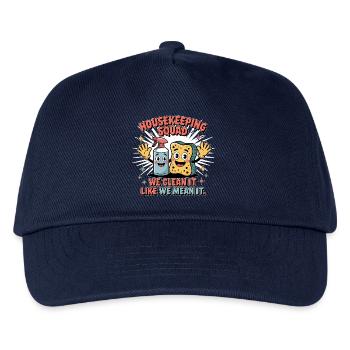 Conception de nettoyage amusante - Casquette de baseball Enfant - marine - Devant