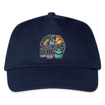 Conception de nettoyage amusante - Casquette de baseball Enfant - marine - Devant