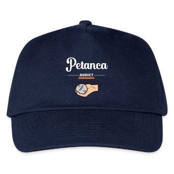 Petanque Addict Spanien - Kinder Basecap - Navy - Vorne