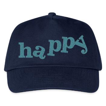 HAPPY - Kids’ Baseball Cap - navy - Front