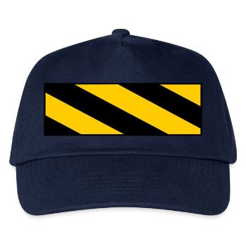 Warning sign - Kids’ Baseball Cap - navy - Front